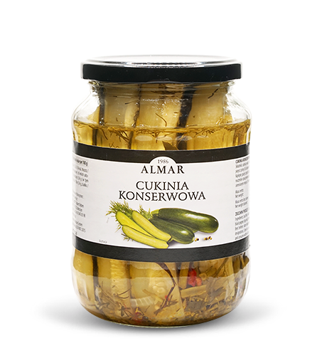 Pickled zucchini