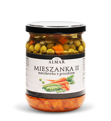 Vegetable Mix II: carrots with peas