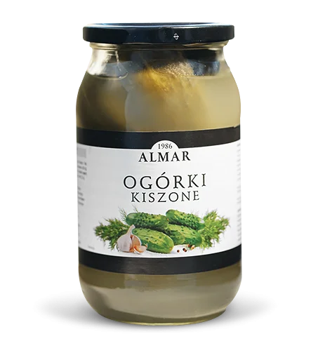 Naturally fermented sour cucumbers