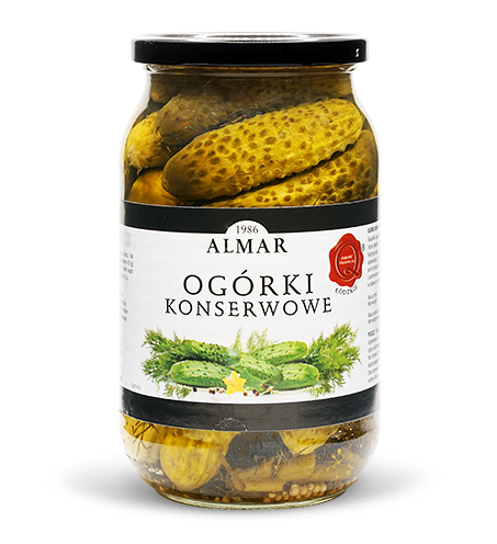 Pickled cucumbers 900ml/840g