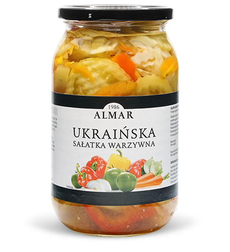 Ukrainian vegetable salad